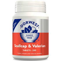 Dorwest Herbs Scullcap and Valerian tablets (200)