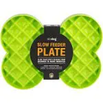 Slow Feeder Plate Green Large