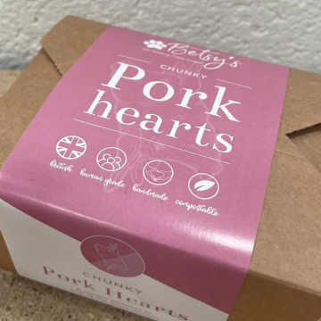 Betsys Chunky Pork Hearts 500G