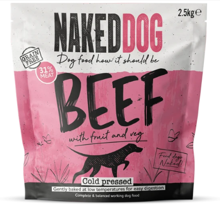 Naked Dog Cold Pressed Beef 2.5KG
