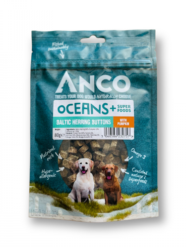 Anco Oceans Herring Buttons With Pumpkin 80G