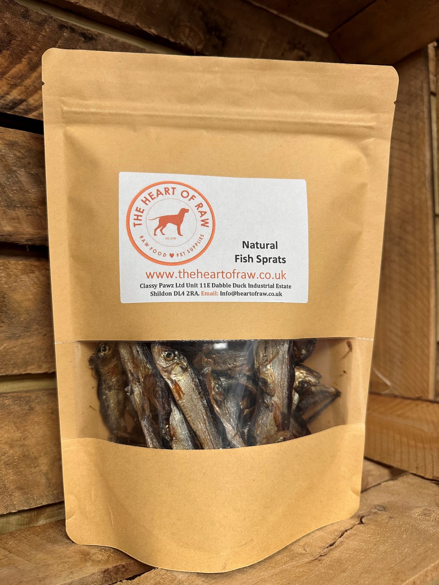 The Heart Of Raw Sprats 100g