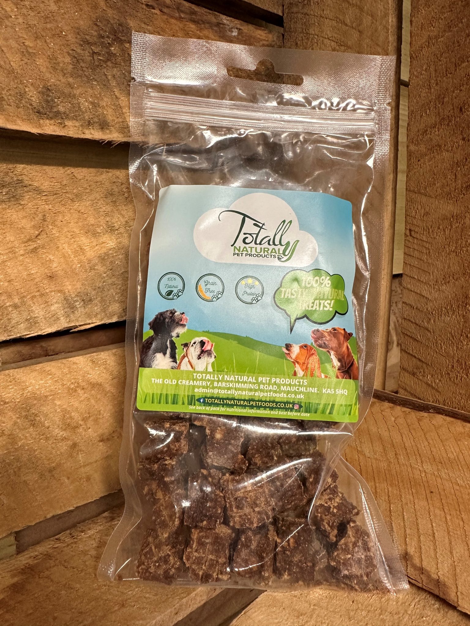 Totally Natural Turkey Cubes 100g