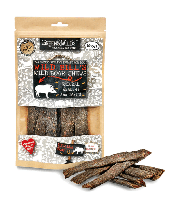 Green And Wilds Wild Boar Chews 100g
