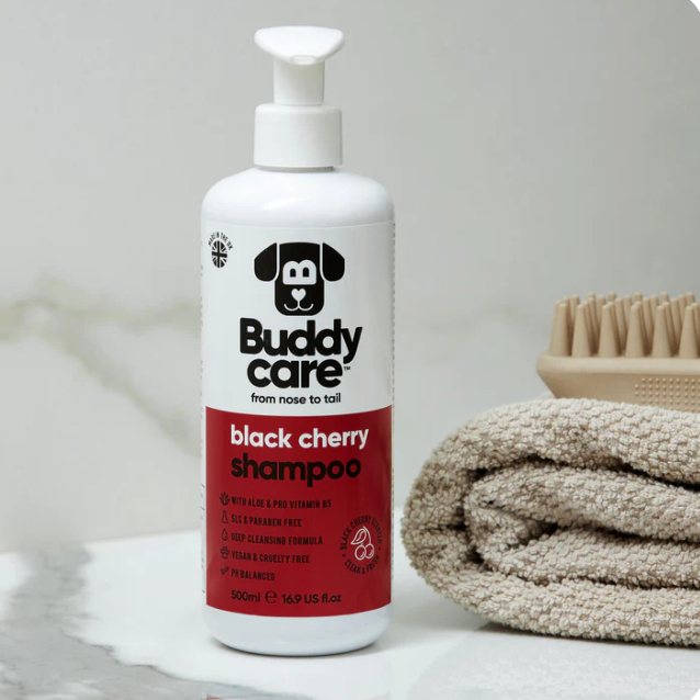 Buddy Care Black Cherry Dog Shampoo 500ml