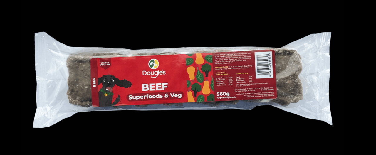Dougies Pure Beef with Superfoods 560g