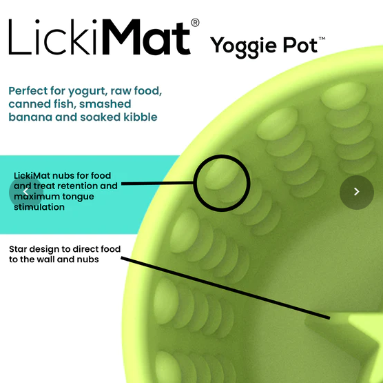 Lickimat Yoggie Pot Purple