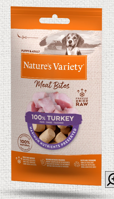 Natures Variety Freeze Dried Turkey Bites