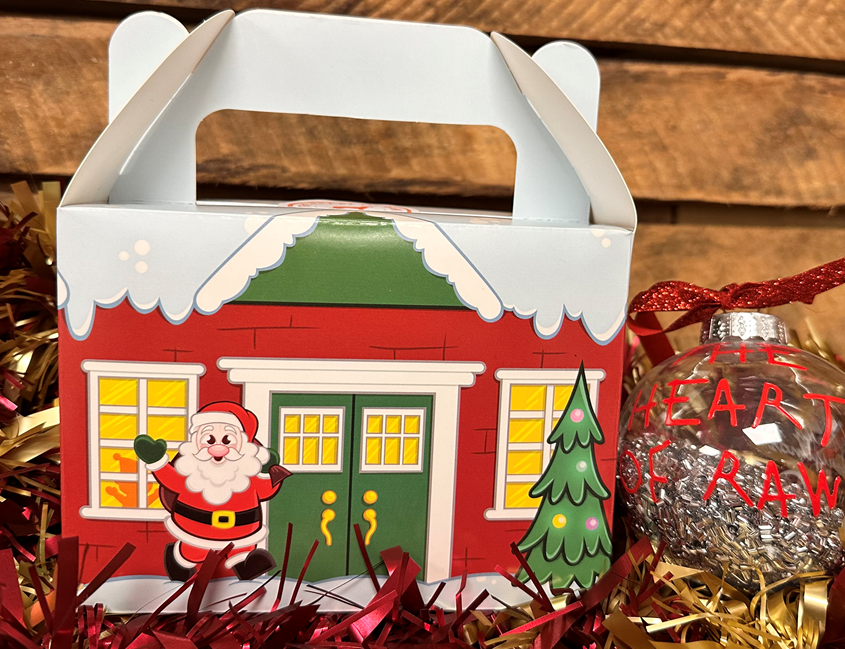Christmas Santa House Treat Box