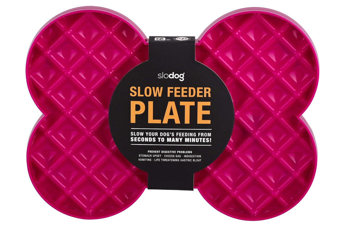 Slow Feeder Plate Pink Small