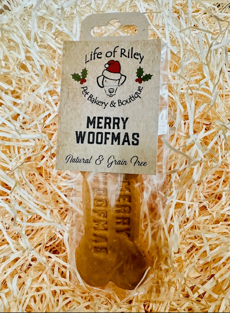 Life of Riley Merry Woofmas Bone