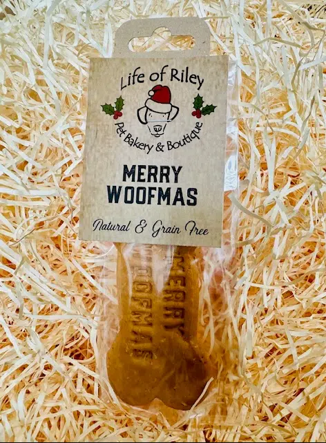 Life of Riley Merry Woofmas Bone