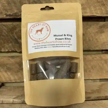 The Heart of Raw Mussel and King Prawn Bites 100g