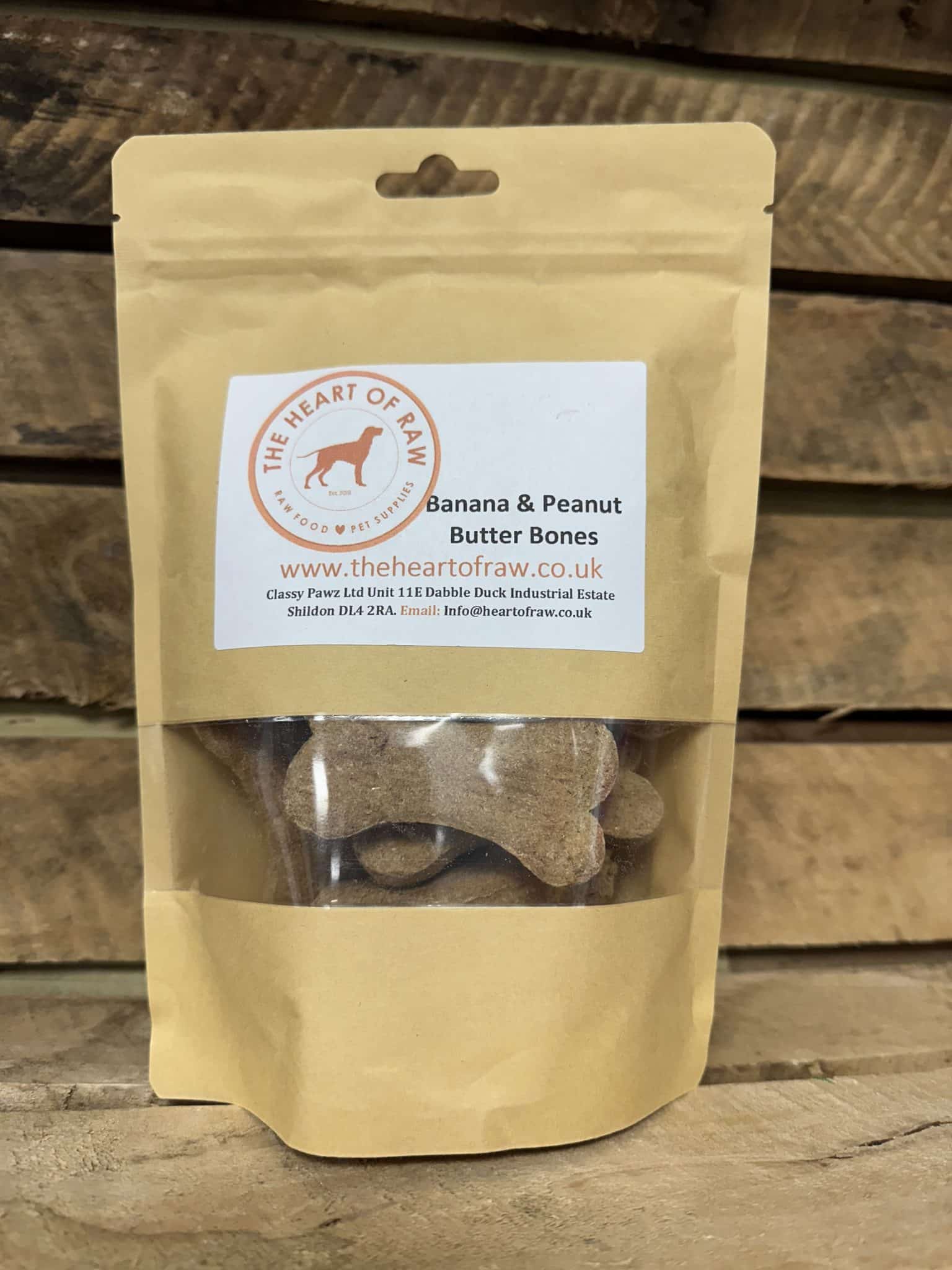 The Heart of Raw Banana and Peanut Butter Bones 200g