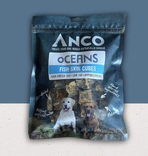 Anco Oceans Fish Skin Cubes 100G