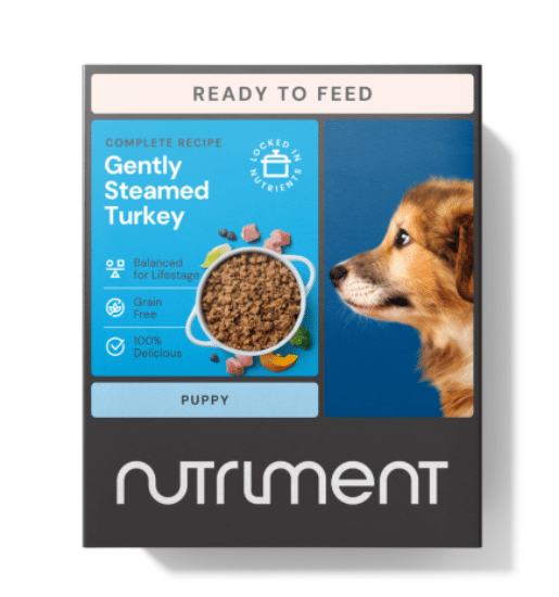 Nutriment Gently Steamed Puppy Turkey 395G