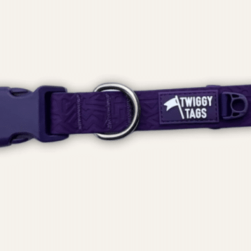 Twiggy Tags - Tidal Waterproof Collar Amethyst M