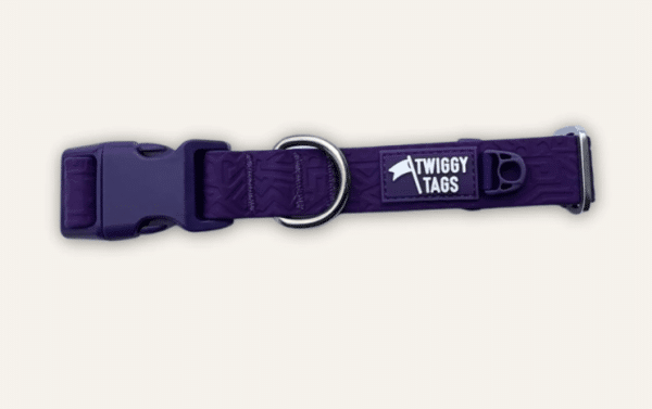 Twiggy Tags - Tidal Waterproof Collar Amethyst M