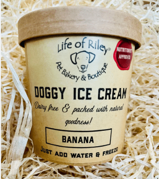 Life of Riley DIY Doggy Ice Cream Kit - Banana