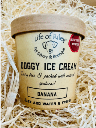 Life of Riley DIY Doggy Ice Cream Kit – Banana