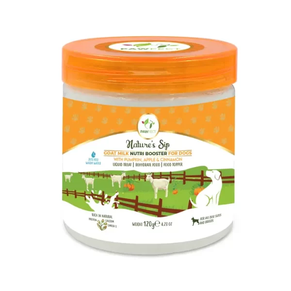 Pawfect - Natures Sip - Goat Milk with pumpkin, apple & cinnamon