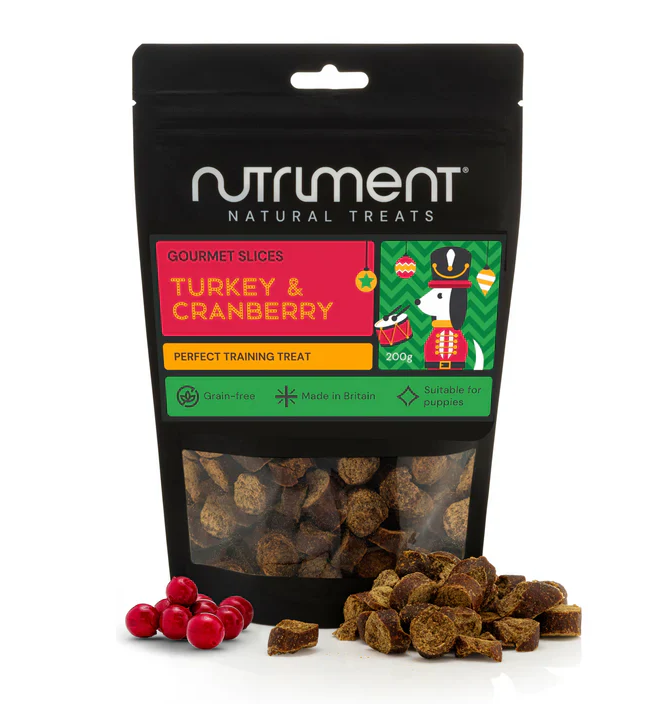Nutriment Gourmet Christmas Slices – Turkey And Cranberry 200g
