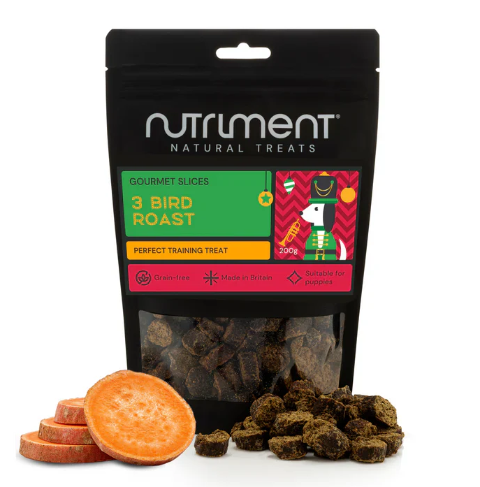 Nutriment Gourmet Christmas Slices – 3 Bird Roast 200g