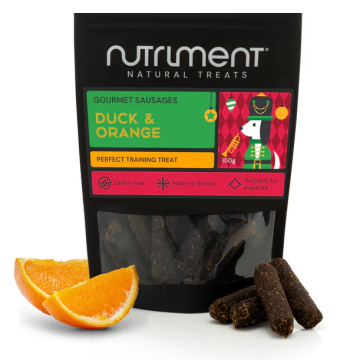 Nutriment Gourmet Christmas Sausages - Duck and Orange 150g