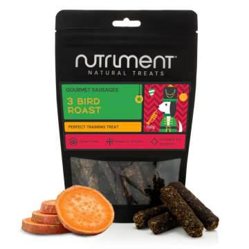Nutriment Gourmet Christmas Sausages - 3 Bird Roast 150g