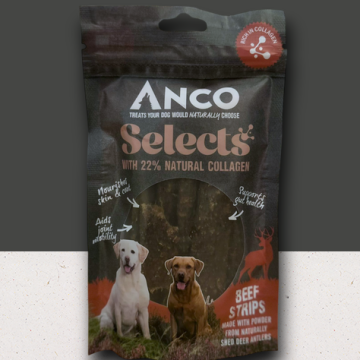 Anco Selects Beef Strips with Collagen 85g