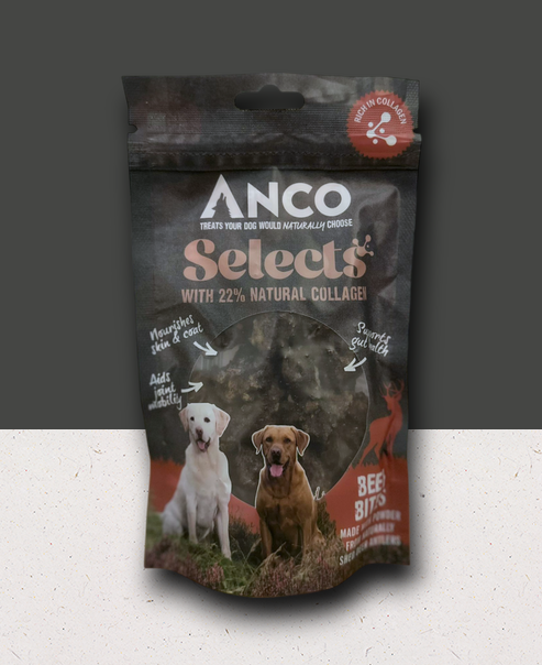 Anco Selects Beef Bites with Collagen 85g