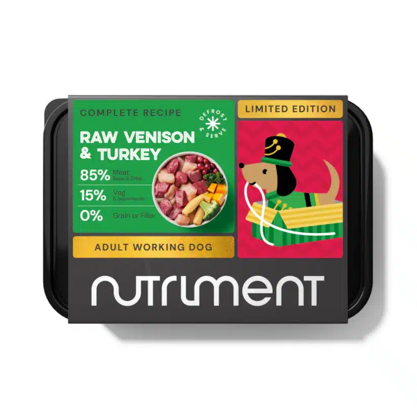 Nutriment Dog Venison & Turkey Christmas 500g