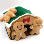 Happy Pet Gingerbread House Burrow and Hide Toy