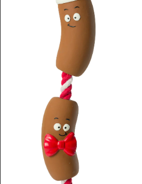 House of Paws - Latex Christmas Sausage Dog Toy