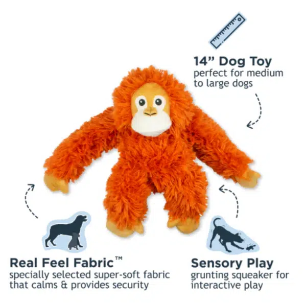 Tall Tails Plush Orangutan With Inner Robe Body - Image 2