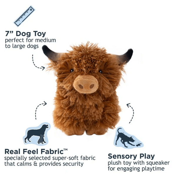 Tall Tails Plush Highland Cow - Image 2