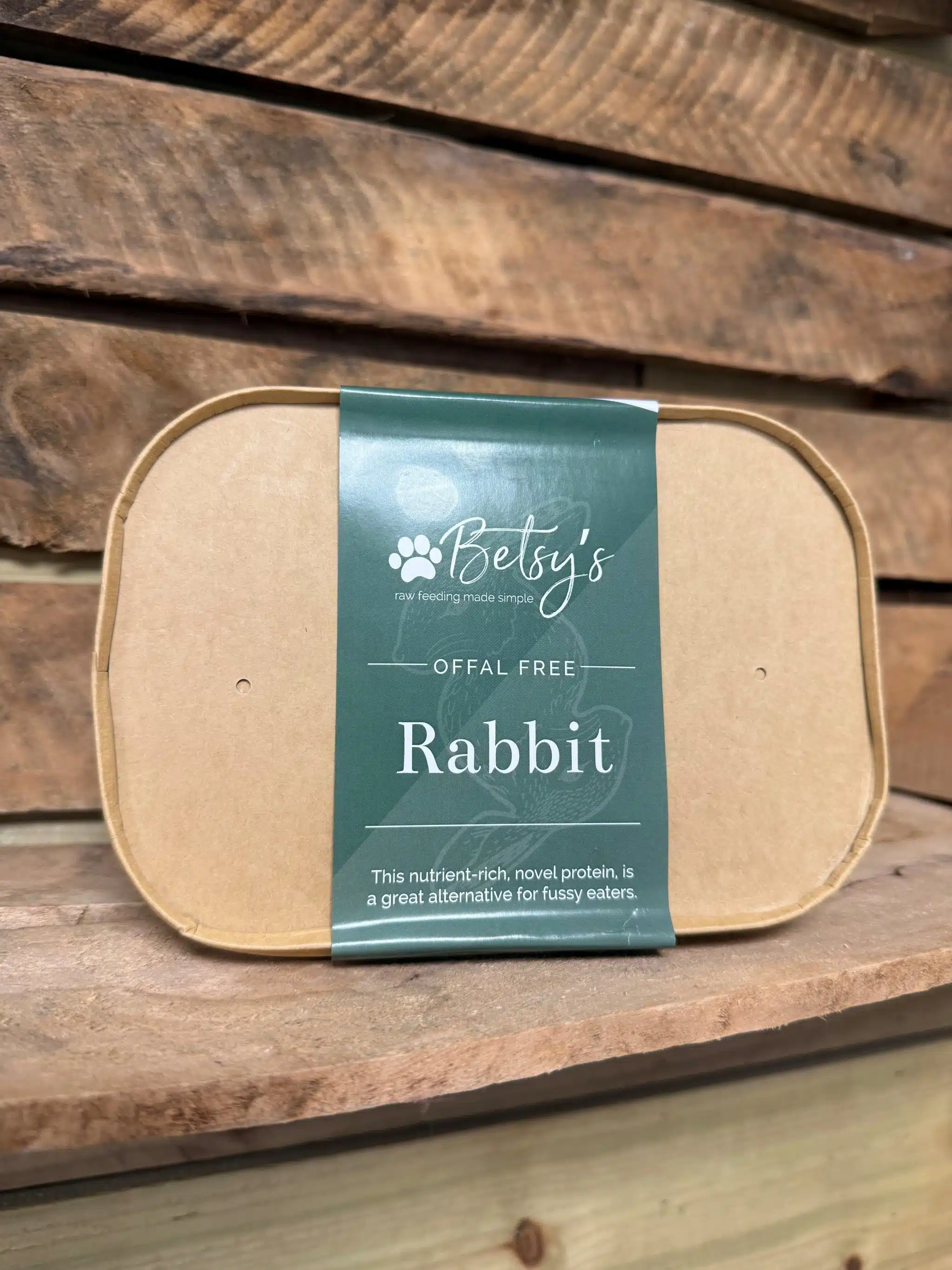 Betsys Rabbit – Offal Free – 25-30% bone
