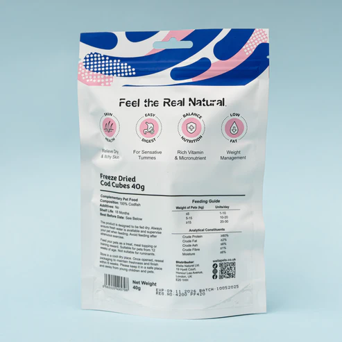 Waita Cod Cubes 40g - Image 2