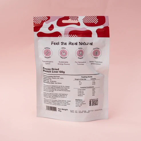 Waita Rabbit Liver Cubes 60g - Image 2