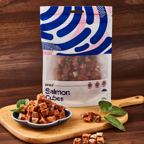 Waita Salmon Cubes 100g - Image 2