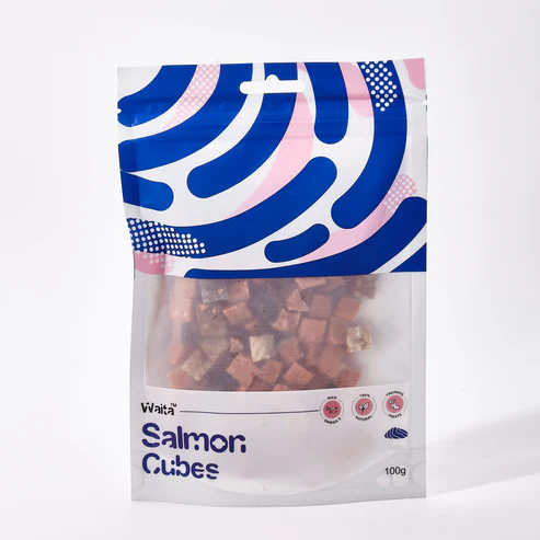 Waita Salmon Cubes 100g