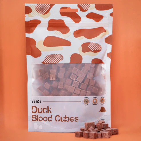 Waita Duck Blood Cubes 50g