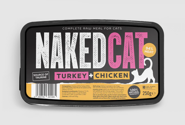 NakedCat Turkey and Chicken 250g