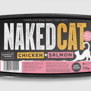 NakedCat Chicken and Salmon 250g