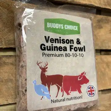 Albion Foods- Buddy's Choice Venison And Guinea Fowl 454G