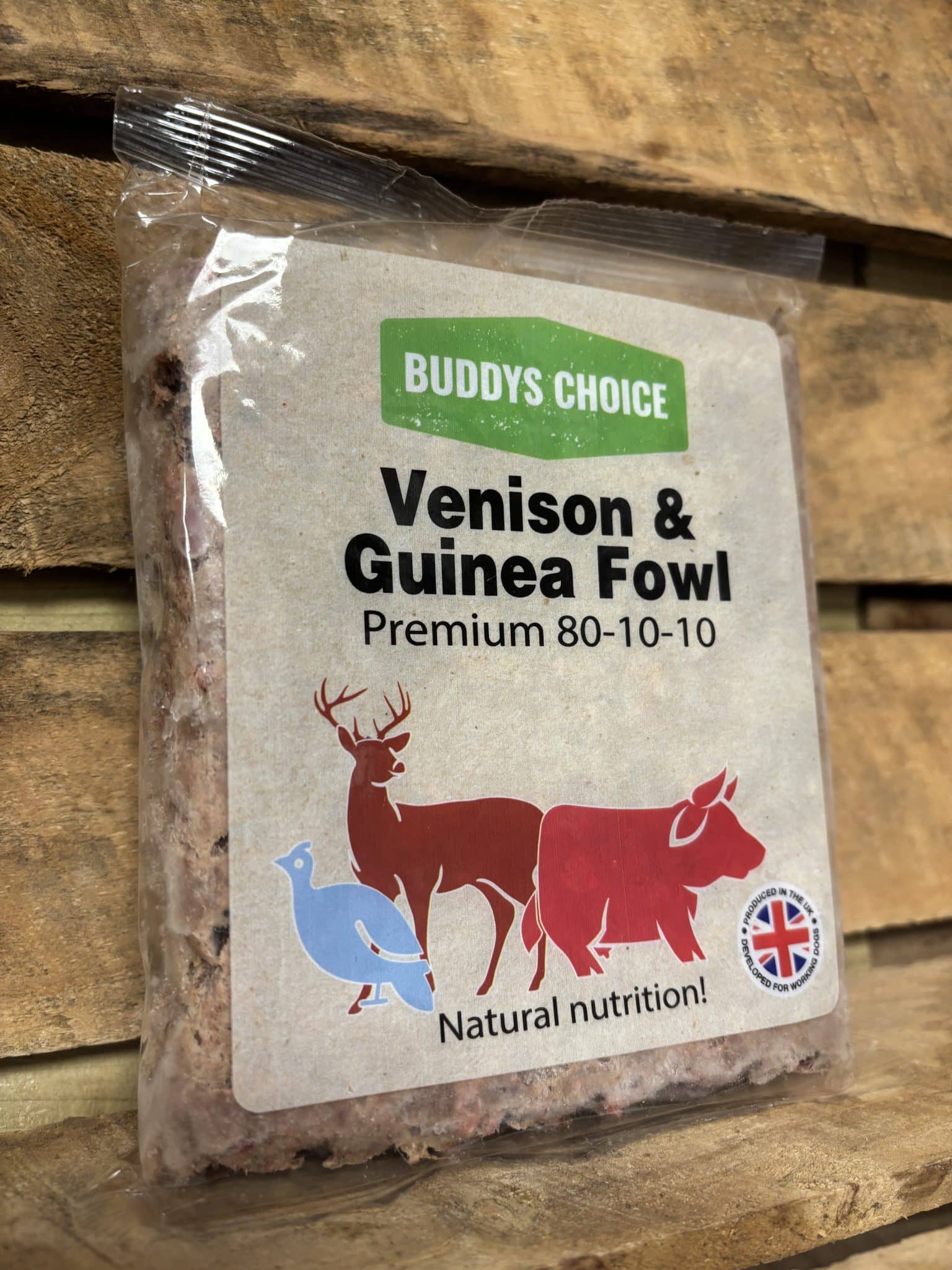 Albion Foods- Buddy’s Choice Venison And Guinea Fowl 454G
