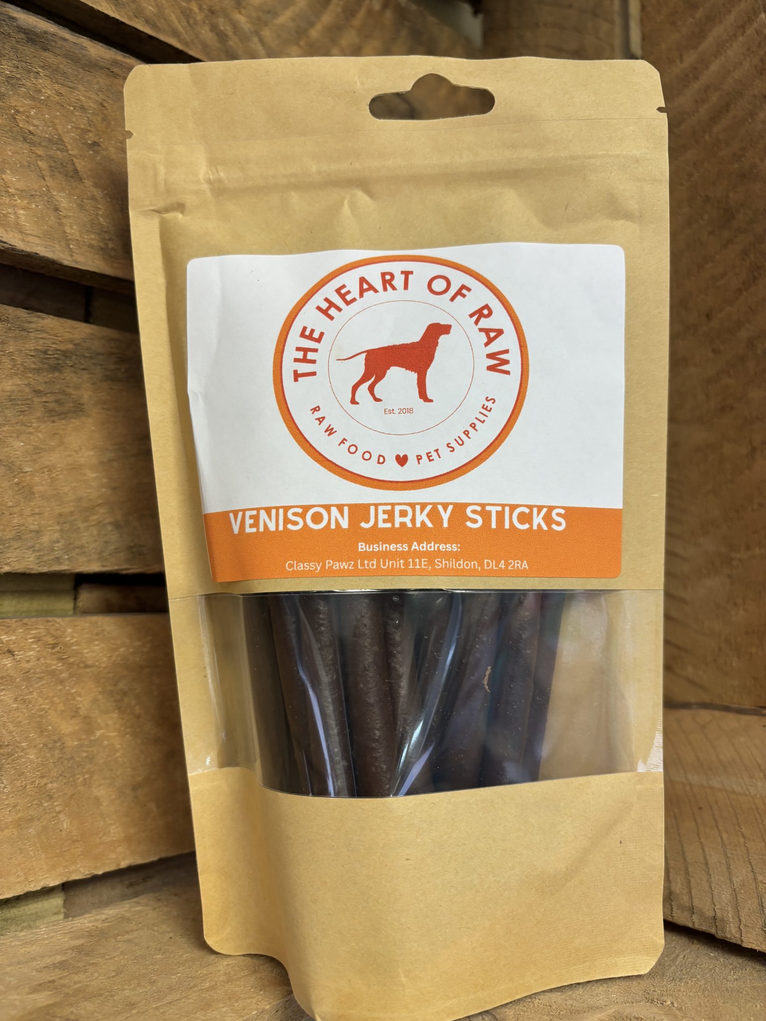 The Heart Of Raw Venison Jerky Sticks