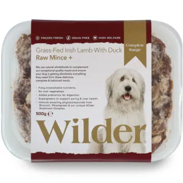Wilder Irish Lamb And Duck Raw Mince+ 1KG