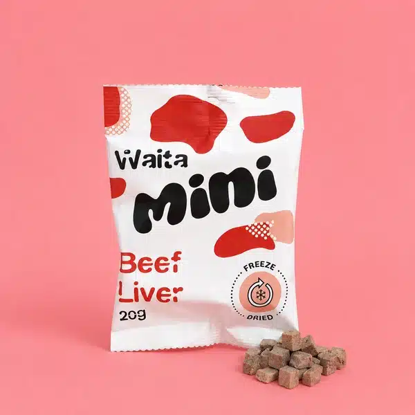 Waita Mini Cubes – Beef Liver 15g