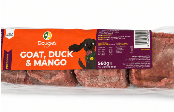 Dougies 80*10*10 Goat, Duck And Mango 560g